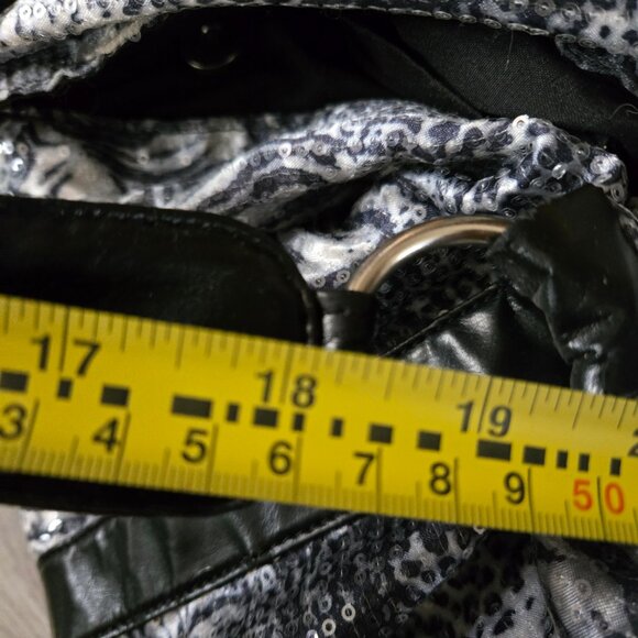 NWOT - Black & White sparkly bag - Picture 12 of 14